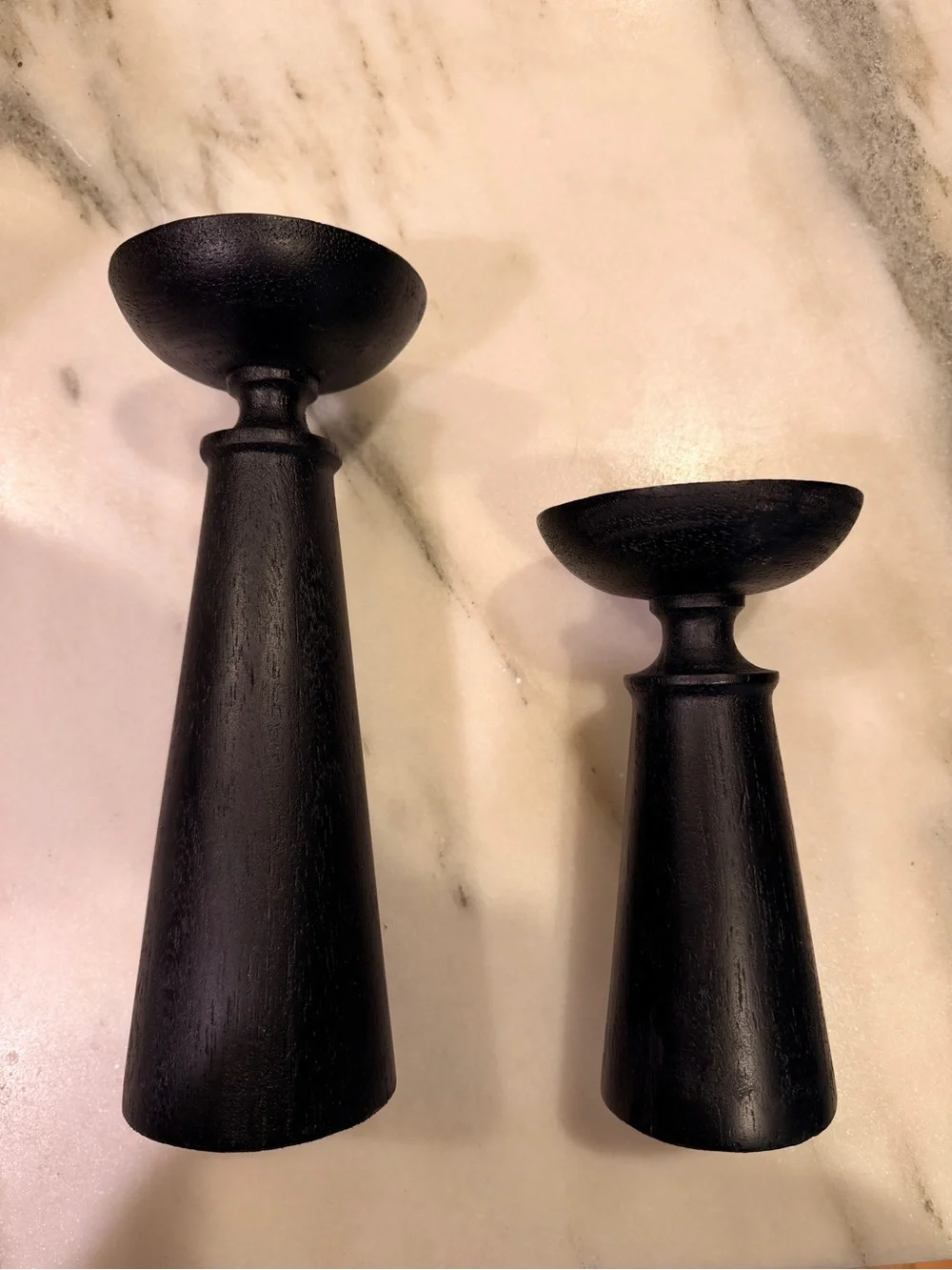 Crate&Barrel elegant ebonized